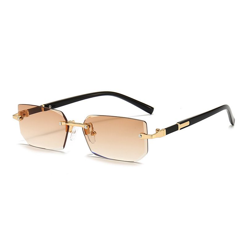 Sunglasses Rectangle Fashion Popular Women Men Shades Small Square Sun Glasses For Female Male Summer Traveling Oculos