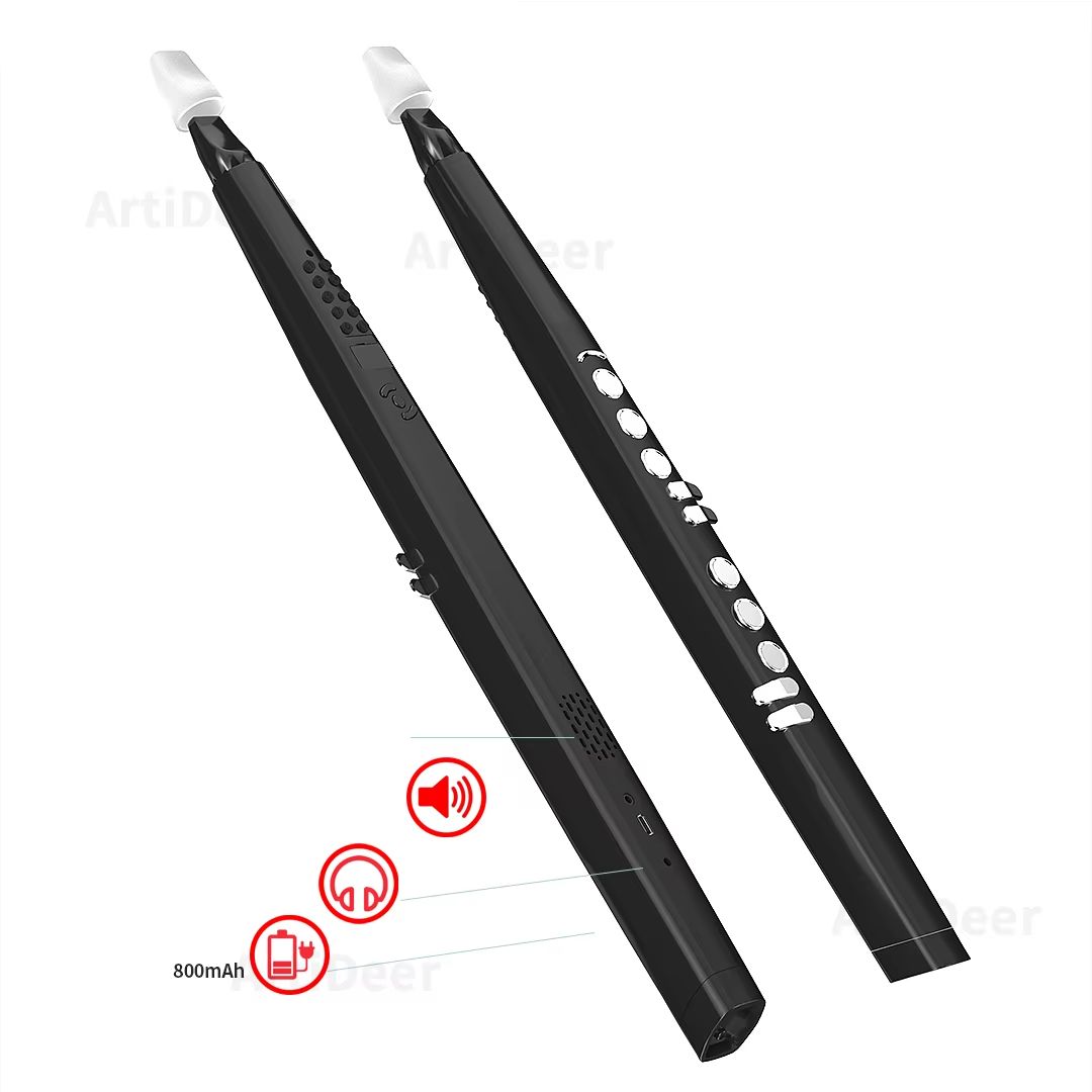 thumbnail image 2 of Digital Saxophone With 13 Tones Bluetooth Midi Digital Wind Instrument - Electronic Saxophone With 13 Tones & Bluetooth Saxophone For Beginners Adult 2 of 14