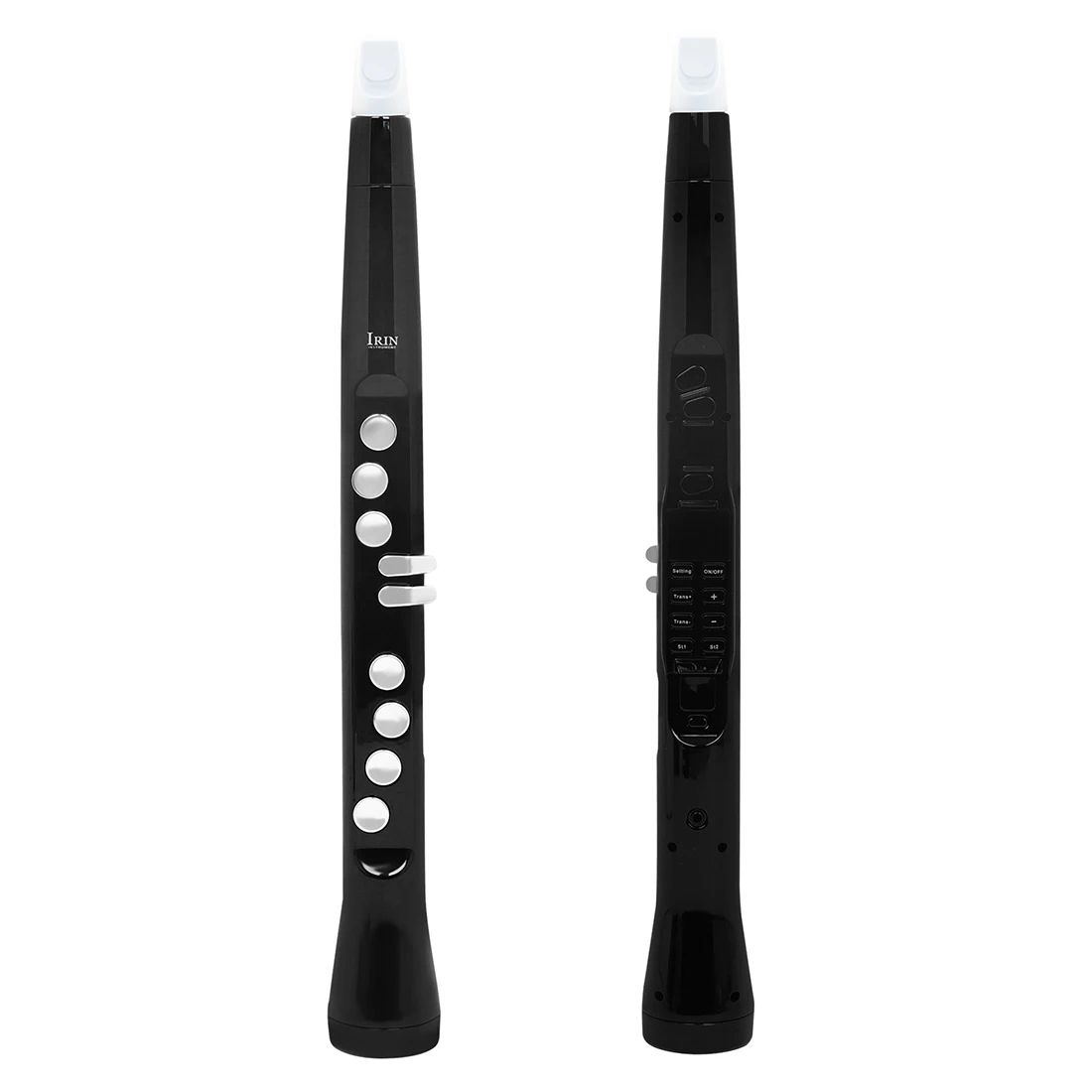 IRIN S58 Electric Blowpipe Electronic Wind Saxophone Flute 99 Built-in Tone Mini Sax Double Fingering Technique Electric Flute