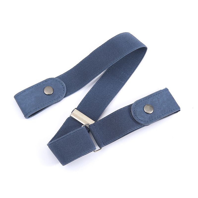 Canvas Adjustable Elastic Waist Band Invisible Belt Buckle-Free Belts for Women Men Jean Pants Dress No Buckle Easy To Wear