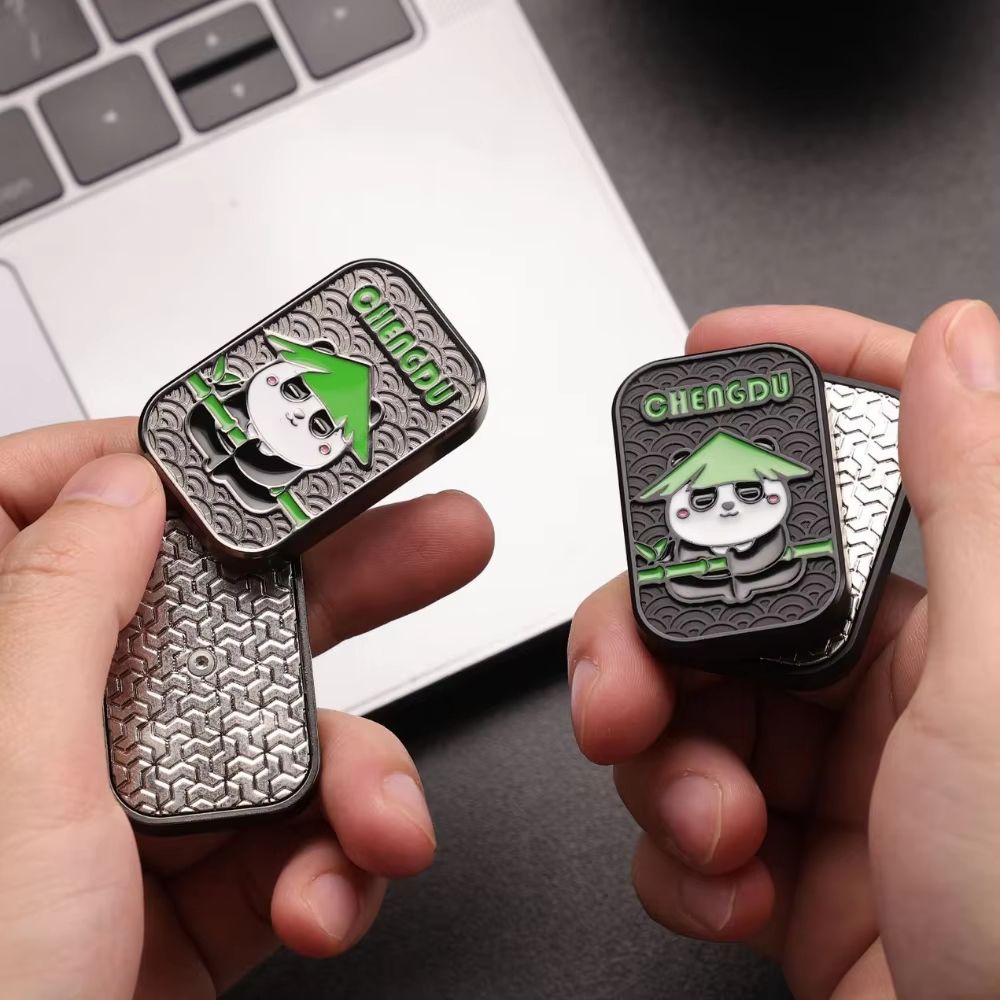 Ghost Fidget Slider Tuning Fork Slider Metal Fidget Toys ADHD Anti-anxiety Office Desk Toys Adult Stress Relief Toys Kids Gifts