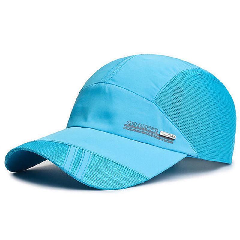 Quick Dry Men Baseball Cap for Sports Cool Mesh Summer Women Sun Hat Fishing Running Family Parent Teenager Cap