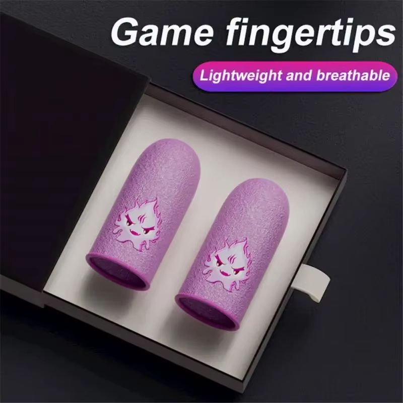 1 Pair of Premium Finger Covers for PUBG Mobile - Breathable Thumb Gloves for Enhanced Gaming Control