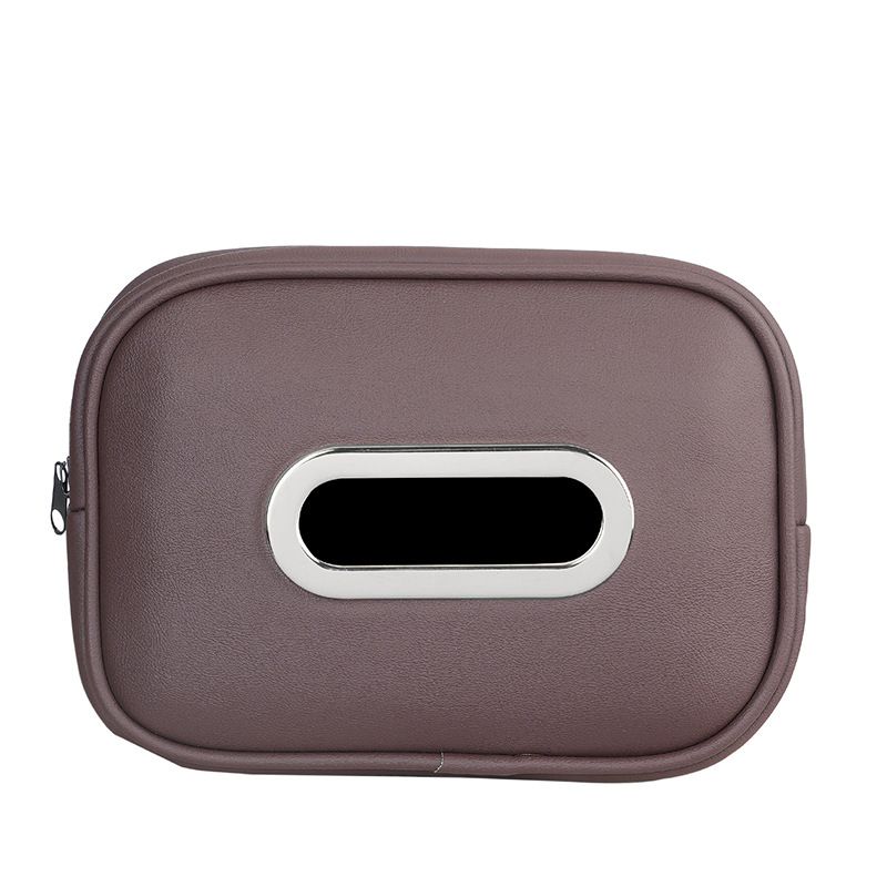 Car Tissue Box PU Leather Multi-Function tissue Storage Box for Sun Visor Seat Back Armrest Tissue Box Car interior accessories