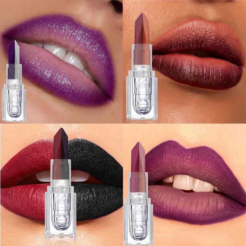 Matte Lipstick , Non-Fading, Non-Stick Cup Long-Lasting Velvet Finish, Smooth Matte Lip Color Waterproof Smudge-proof