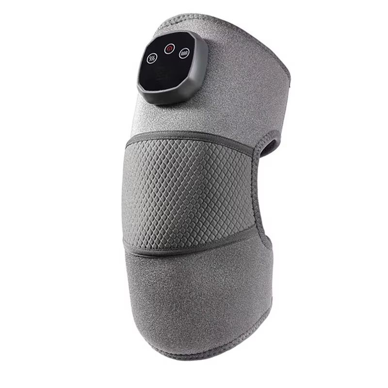 Adjustable Heat and Vibration Knee & Leg Massager - USB Rechargeable Ideal for Knees Shoulders Elbows - Versatile