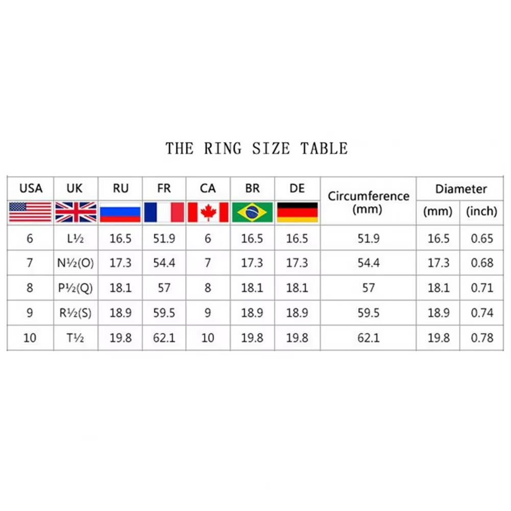 Luxury Cubic Zirconia Inlaid Women Engagement Wedding Party Ring Jewelry Fashion White Zircon Stones Ring Anniversary Bridal Gif