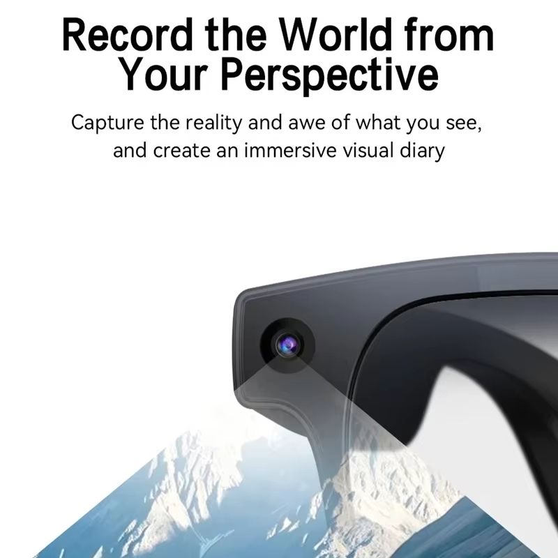 Smart Al Photo Glasses AIMB-G1 6K HD AI Smart Glasses Camera Bluetooth Call Voice Assistant Music Player Translate Video Recording Glasses ChatGPT