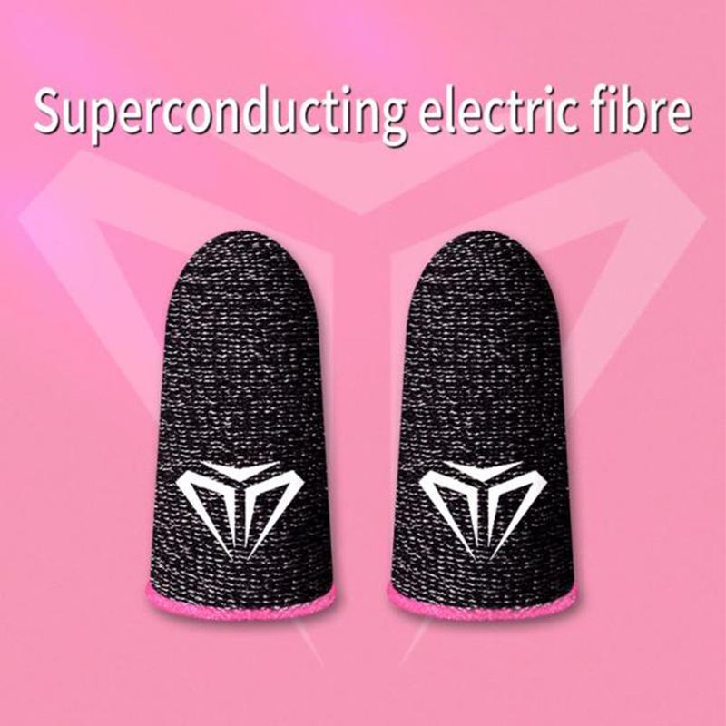 Gaming Finger Sleeve for PUBG Mobile Game,Breathable Game Finger Cover Case with Luminous for Touch Screen