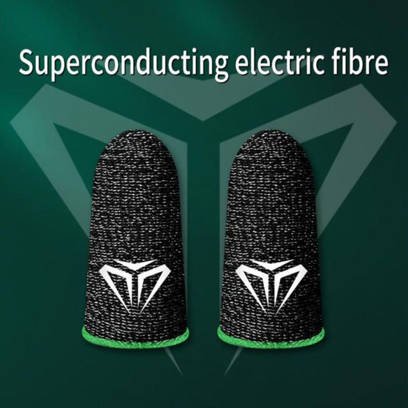 Gaming Finger Sleeve for PUBG Mobile Game,Breathable Game Finger Cover Case with Luminous for Touch Screen