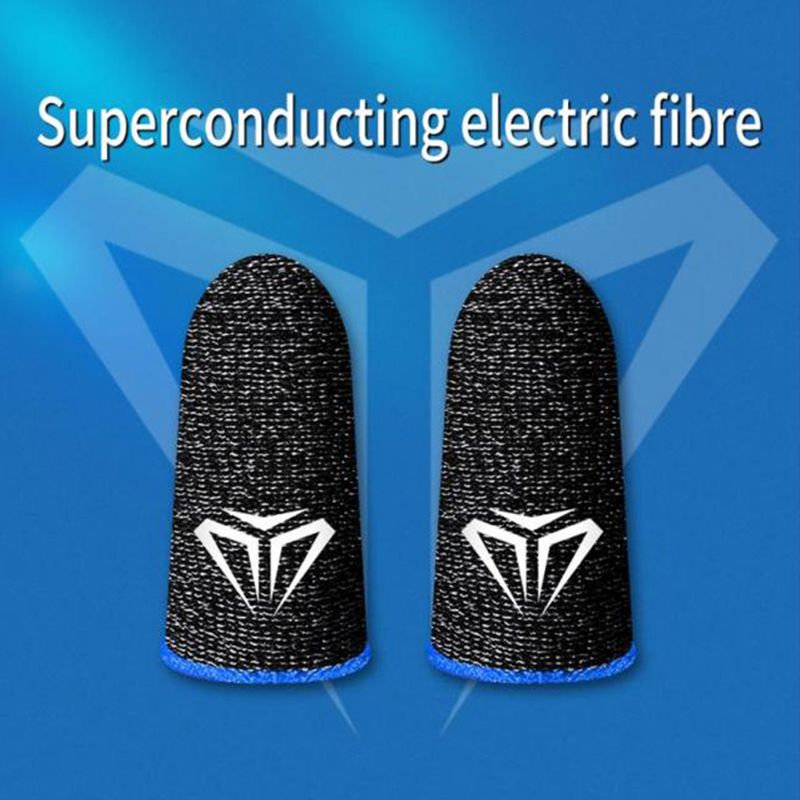 Gaming Finger Sleeve for PUBG Mobile Game,Breathable Game Finger Cover Case with Luminous for Touch Screen