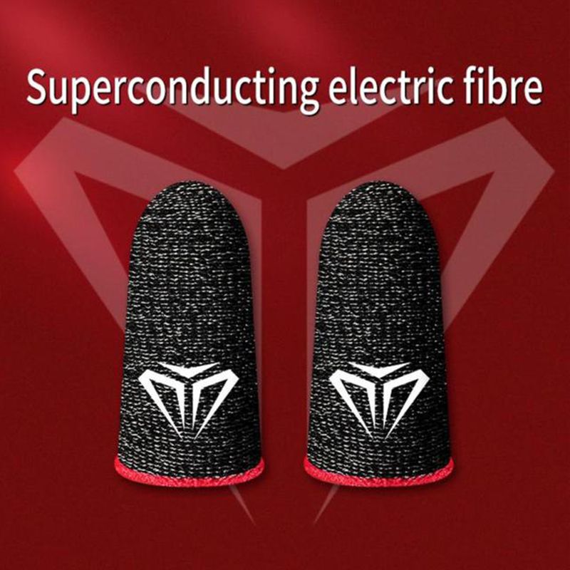 Gaming Finger Sleeve for PUBG Mobile Game,Breathable Game Finger Cover Case with Luminous for Touch Screen