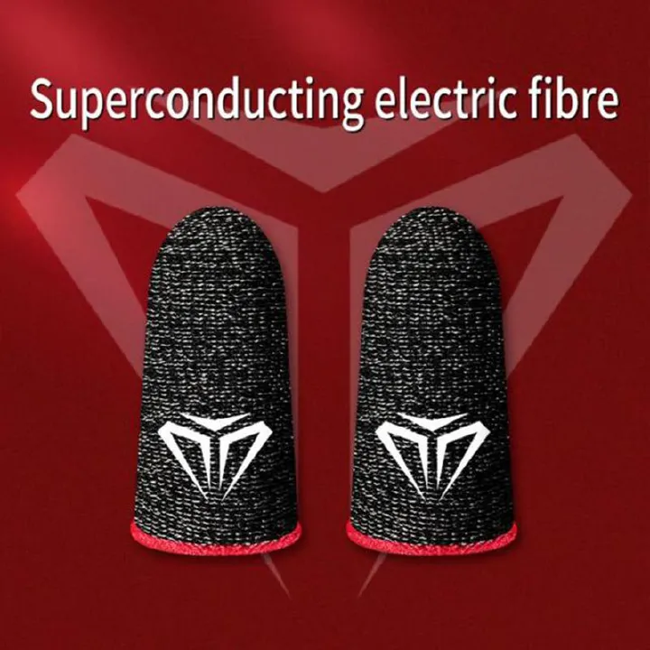 Gaming Finger Sleeve for PUBG Mobile Game,Breathable Game Finger Cover Case with Luminous for Touch Screen