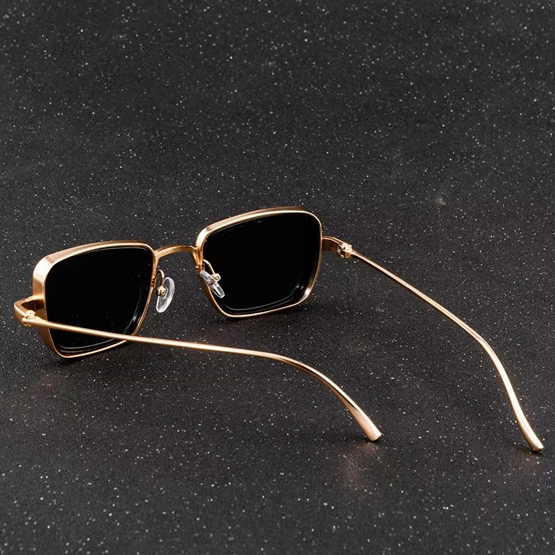 Vintage Steampunk Sunglasses Men Retro Metal Square Eyewear Trendy Brand Sun Glasses Shades For Women Men Sunglasses