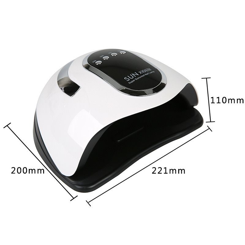 SUN X10 Max 280W Nail Dryers LED UV Light Blueque Nail Lamp Fast Drying Gel Nail Polish Dryer 66LEDS Home Use Ice Lamp With Auto Sensor For Manicure Salon
