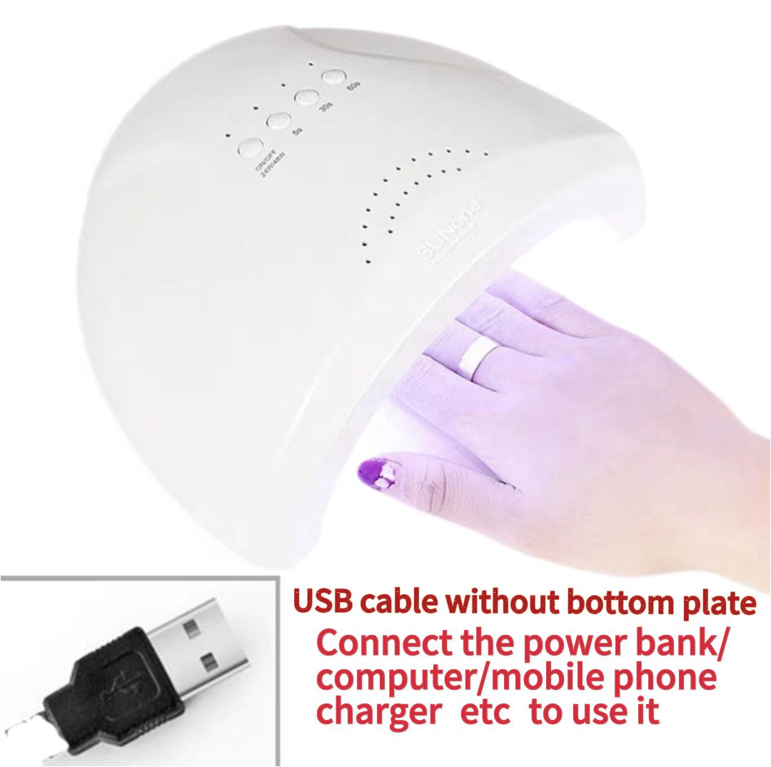 SunOne UV Nail Lamp 48W high power 30 lamp beads no black hand Original Dryer For Manicurist Curing Nail Polish Professional Nail lamp baking nail polish professional machine