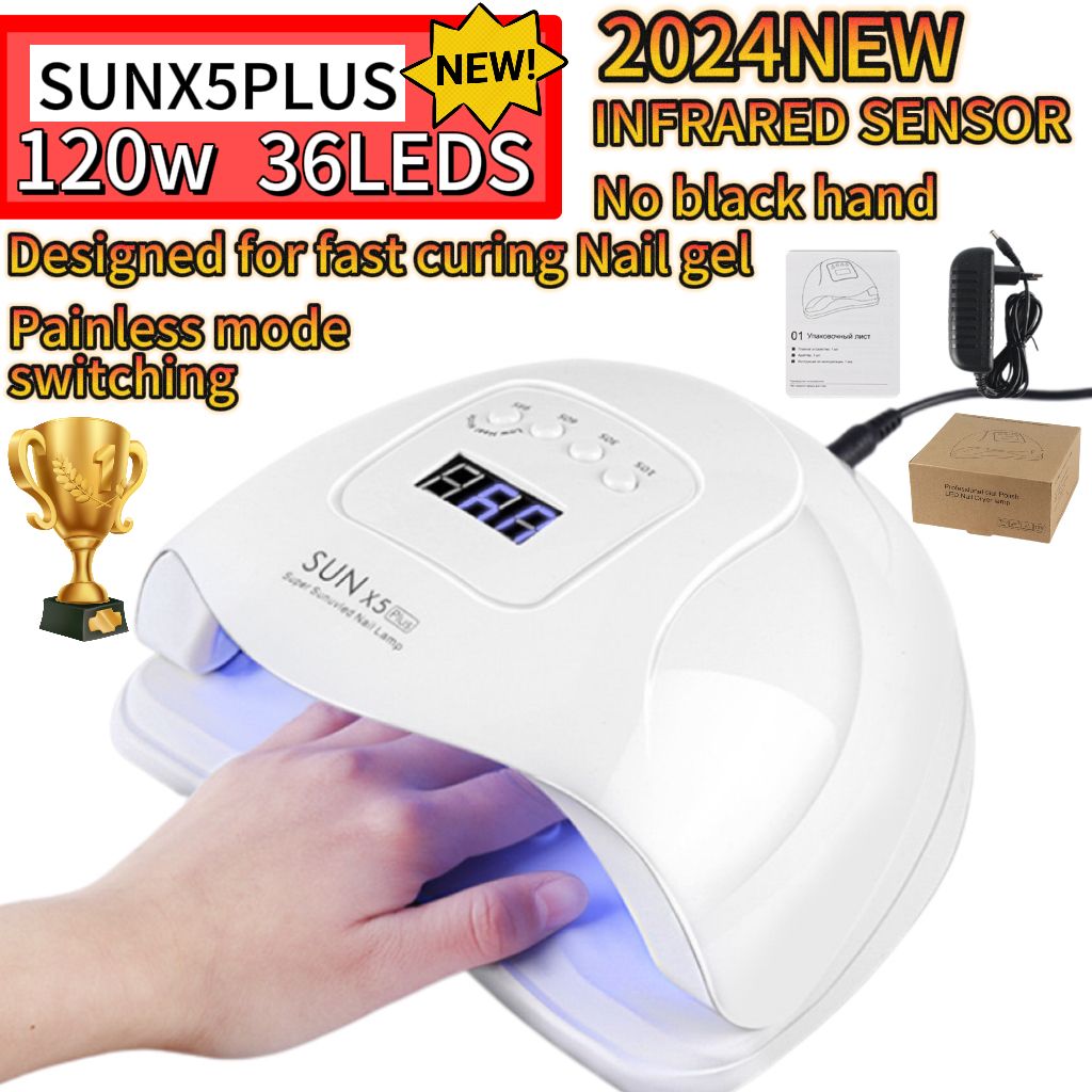 120W 36LEDS UV Nail Drying Lamp for Curing Gel no black hand
Drying Gel Nail Polish Dryer 36LEDS Home Use Ice Lamp With Auto Sensor For Manicure Salon With Timer Auto Sensor Manicure Pedicure Tools