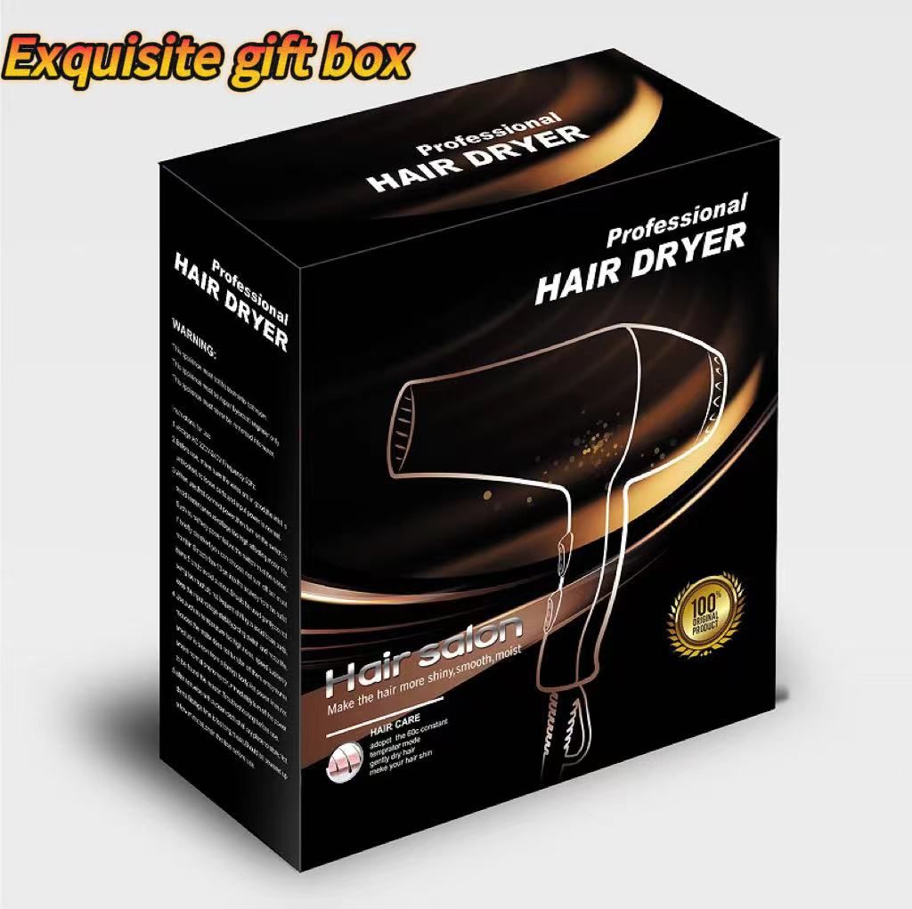 Hair Dryers 800 W Super Wind Speed 3 Speed and 2 Temperature Settings - Includes 3 Styling Nozzles and 2 Comb Accessories Multifunctional Hairstyles