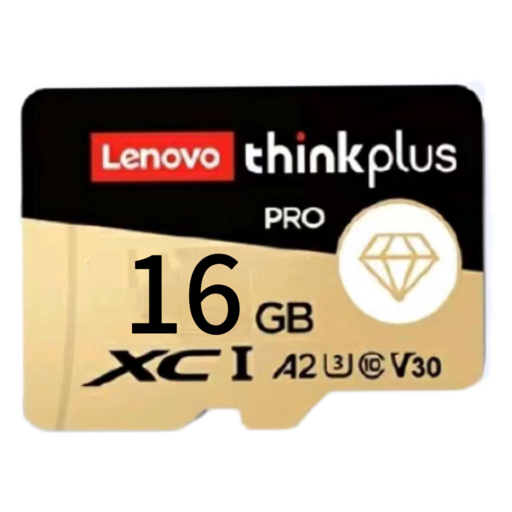 Lenovo ThinkPlus 16GB Memory Card PRO A2 U3 V30 Class10 TF Memory Card for Recorder Camera Smart Phone Tablet Computer Drone Action Camera Game Machine Be Common