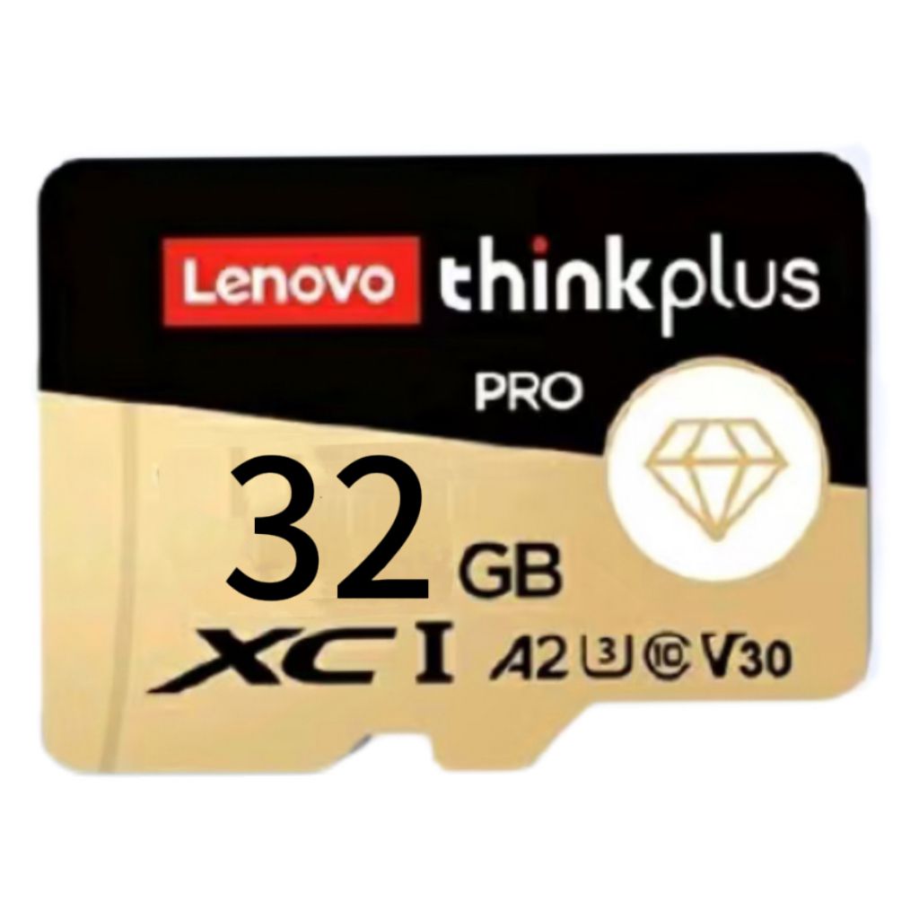 Lenovo ThinkPlus 32GB Memory Card PRO A2 U3 V30 Class10 TF Memory Card for Recorder Camera Smart Phone Tablet Computer Drone Action Camera Game Machine Be Common