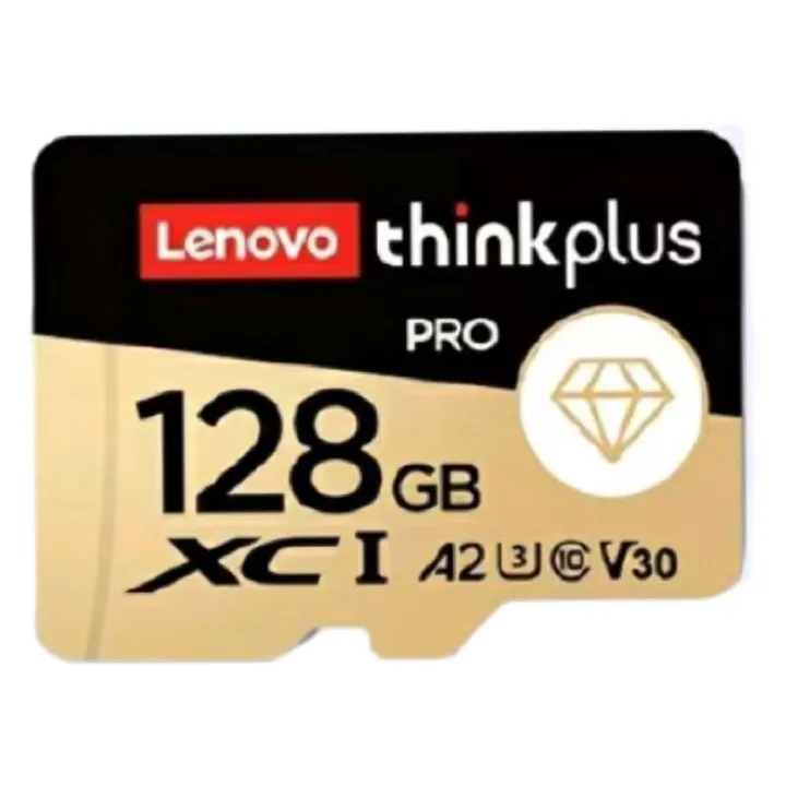 Lenovo ThinkPlus 128GB Memory Card PRO A2 U3 V30 Class10 TF Memory Card for Recorder Camera Smart Phone Tablet Computer Drone Action Camera Game Machine Be Common