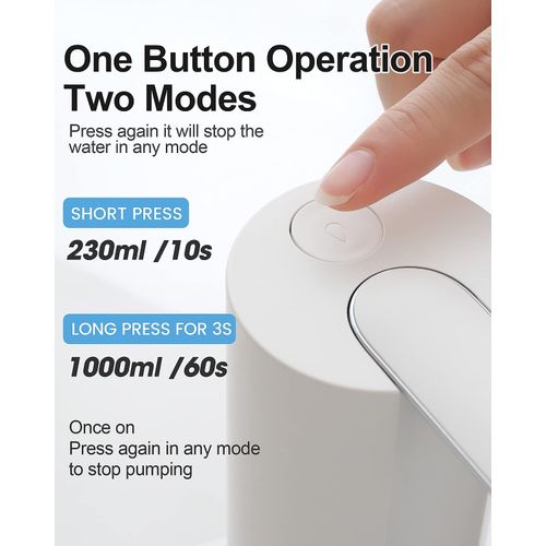 Long range collapsible Multi-bucket type applicable Automatic water dispenser pump Portable USB charging wireless water dispenser Rechargeable wireless water pump