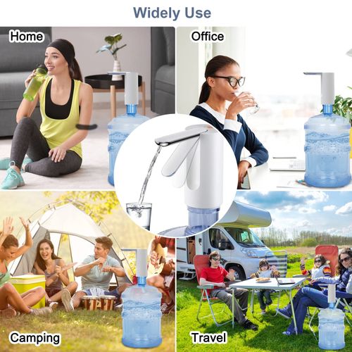 Long range collapsible Multi-bucket type applicable Automatic water dispenser pump Portable USB charging wireless water dispenser Rechargeable wireless water pump