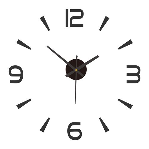 No Punch Living Room Wall Clock DIY 3D Personalized Acrylic Clock Simple Living Room Bedroom Decorative Clock Home Decor Mirror Art Design Creative DIY Wall Clock 3D Stickers Office Decorative Clock