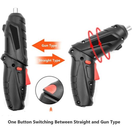 High range Multi-function electric hammer rechargeable electric screwdriver hand impact drill electric drill household small pistol drill lithium tools+ 47 accessories