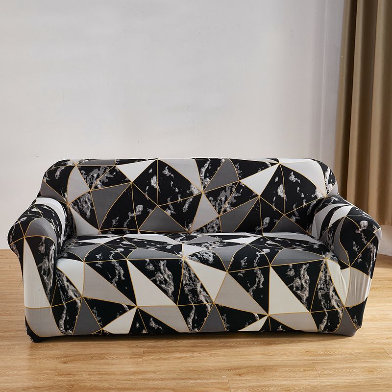 Printed pattern Stretch sofa cover Soft with elastic for children Furniture protection sofa cover Single Double Triple 1 seater/2 seater/3 seater Polyester spandex fabric With free pillowcase.