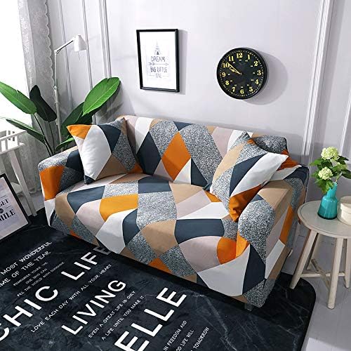 Printed pattern Stretch sofa cover Soft with elastic for children Furniture protection sofa cover Single Double Triple 1 seater/2 seater/3 seater Polyester spandex fabric With free pillowcase.
