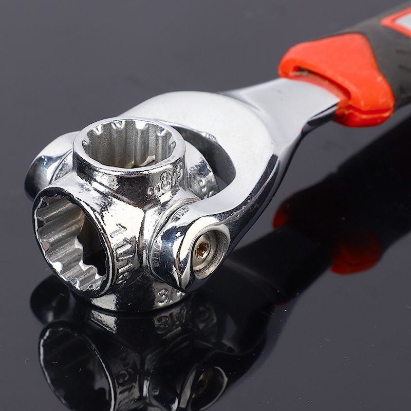 8-in-1 and 52-in-1 multifunctional wrenches with strong magnetism Plummer Wrench Rotatable Tool Socket Set 360-degree Hexagonal Universal Wrench Bolt Socket Rotating Hand Tools
