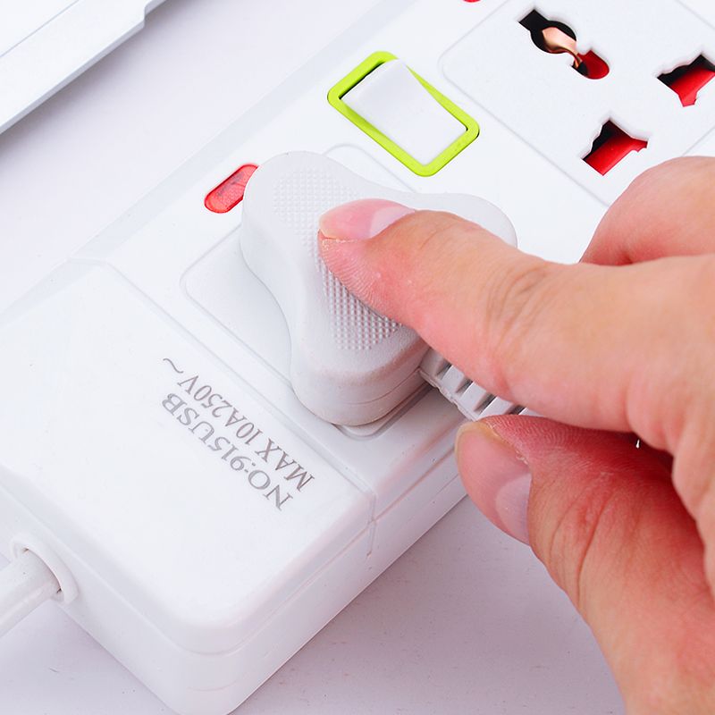 5 Holes + 3 usb multi power outlet surge protector power strip wide outlet with 6 individual controls wall mounted desktop extension cord 6.56 ft (approx. 2 m) for home office white - uk specification