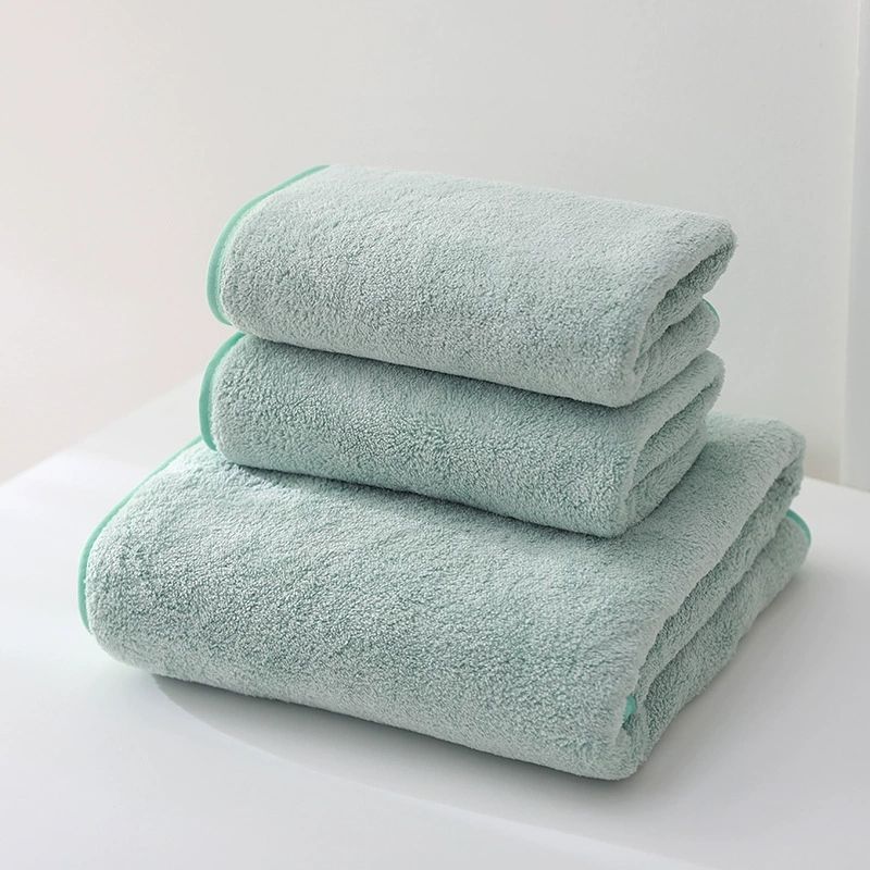 4 colors 3pcs towel face towel bath towel 2pcs high quality cotton towel 35x70cm+1pc 70x140cm bath towel luxury towel thick high absorbency soft bath towel face towel bath towel adult