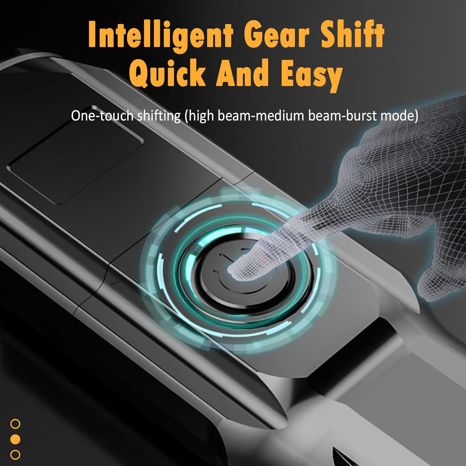 LED torch Lights up to 1000m - Rechargeable torch High battery life Powerful tactical torch with LCD power display and zoom function, 3 lighting modes for camping, hiking and emergencies