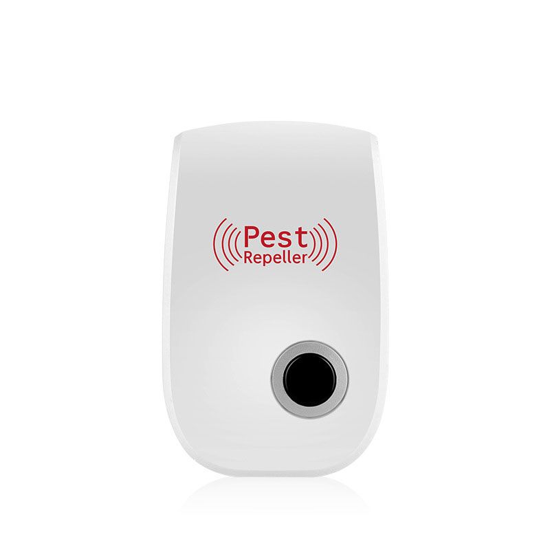2 Piece Pack Sonic Mosquito Repeller Electromagnetic Wave Mosquito Exterminator Wide Coverage Mute Mouse Repeller Pest Insect Repeller Mute Repeller High Frequency Speaker