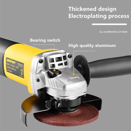1050W 5-inch 11000r/min Household Angle Grinder 6-speed control Cutting Machine Engraving Machine Polishing Machine Sanding Machine Diameter of grinding disc 125mm