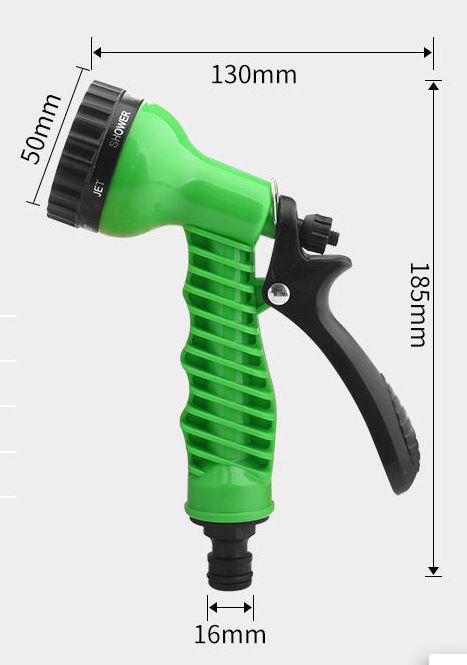3 Sizes 50-100-150Ft Garden Hose Retractable Flexible Hose 7-in-1 Spray Gun Waterer Hose Hose Hose Can Water Flowers, Car Wash, Garden Lawn Care