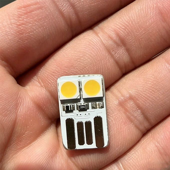 2 PCS Mini USB LED Night Light - Portable Plug-in Reading Lamp - Energy Saving for Power Bank, Laptop & Home - Ideal for Study & Emergency Blackouts