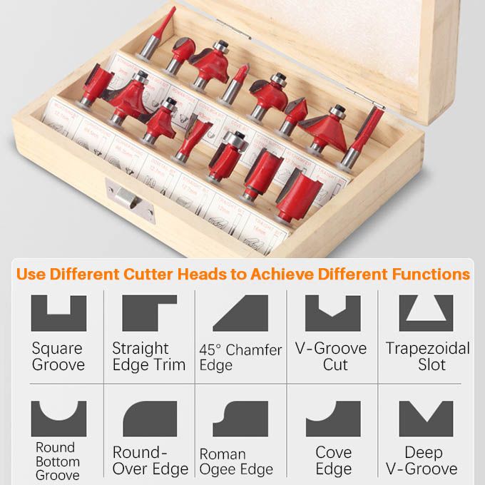 800W Electric Wood Trimmer Handheld Palm Router Machine - 30000RPM High Speed Woodworking Slotter & Engraver - Ideal Power Tool for Carpentry & DIY