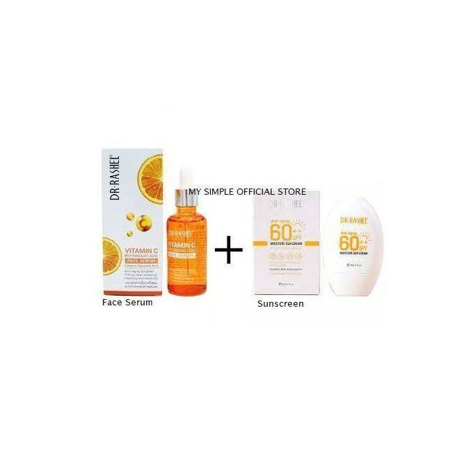 Dr. Rashel Vitamin C Face Serum + Sunscreen
