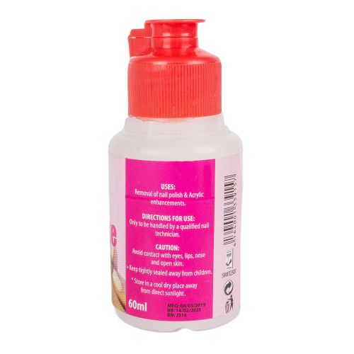 Angelique Acetone 100% Pure,Professional Nail Polish Remover-60mL