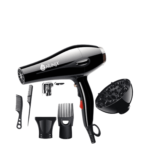 NUNIX Blow Dry Hair Dryer (HD 77) - Black