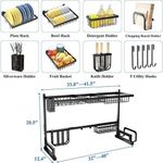 CLEARANCE SALE!! Multifunctional Over The Sink Dish/Utensils Drying Rack