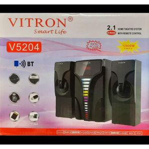 LIMITED OFFERS!!! Vitron VT-5204 2.1CH Multimedia Bluetooth Woofer Speaker System V5204 Subwoofer Soundbar BT/USB/SD/FM Subwoofer Home Audilo System Soundbar with Remote Control
