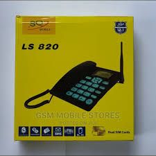 LIMITED OFFER!!!  SQ LS 820 DESKTOP/ FIXED PHONE  ( Wireless, Dual SIM, Home/ Office Use )+FreeBies