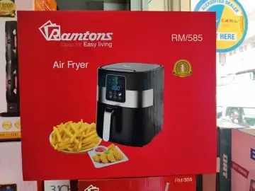 LIMITED TIME DEALS!! Ramtons Air Fryer RM/585- Oil Free Voltage: 220-240V, Frequency: 506-60Hz, Power: 1600W- Air Fryer