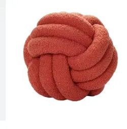 Soft Plush Two/Three Strand Knot Pillow – Handmade & Filled - Pillows