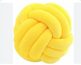 Soft Plush Two/Three Strand Knot Pillow – Handmade & Filled - Pillows