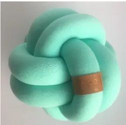 Soft Plush Two/Three Strand Knot Pillow – Handmade & Filled - Pillows